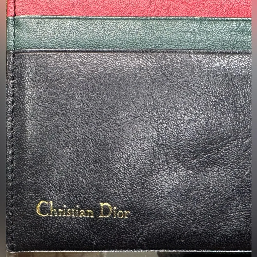 CHRISTIAN DIOR LONG WALLET/CARD CASE EXCELLENT CONDITION EUC AUTHENTIC VINTAGE
